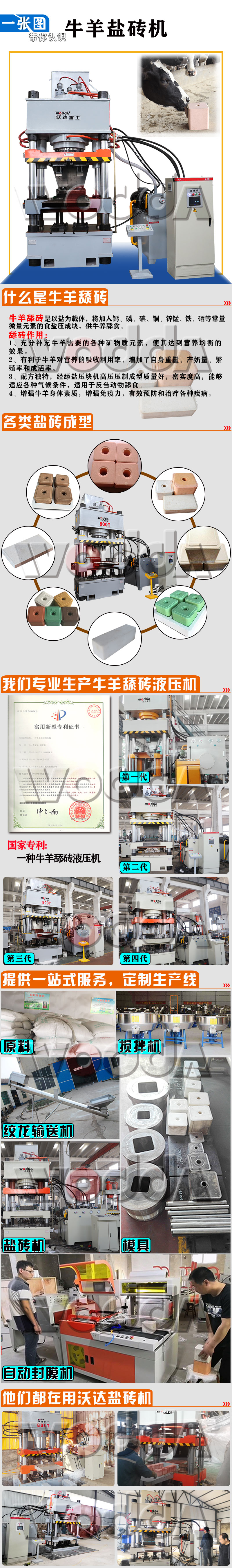 牛羊舔砖液压机